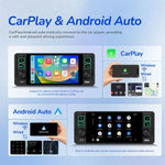 5.1 inch Horizontal Screen Single-seat Universal MP5 Player With Wireless Carplay Function Integrated Machine, Standard, Standard+12 Light Camera