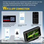 كاميرا سيارة 5 بوصة بدقة 1080P مع شاشة عرض HUD وWiFi، موديل L5965