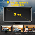 كاميرا سيارة 5 بوصة بدقة 1080P مع شاشة عرض HUD وWiFi، موديل L5965