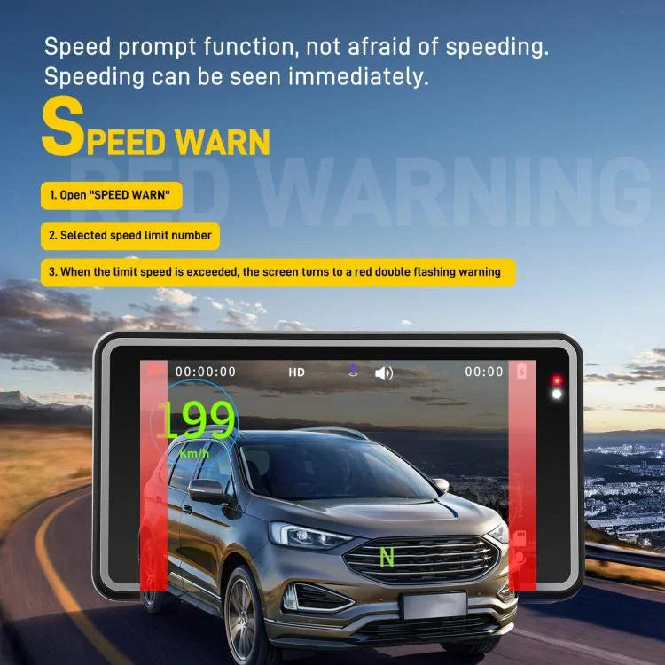 كاميرا سيارة 5 بوصة بدقة 1080P مع شاشة عرض HUD وWiFi، موديل L5965