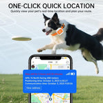 طوق إلكتروني مع تحديد الموقع GPS/WIFI في الوقت الحقيقي، تنبيه SOS، سياج إلكتروني للطوارئ للحيوانات الأليفة