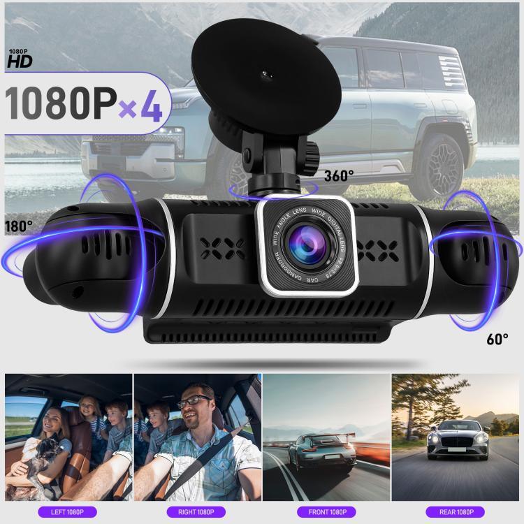 كاميرا DVR سيارة 3 بوصة بدقة 2K مع تسجيل رباعي WiFi ومسجل سيارة عالي الدقة مع حساس جاذبية 1080P، موديل L5942