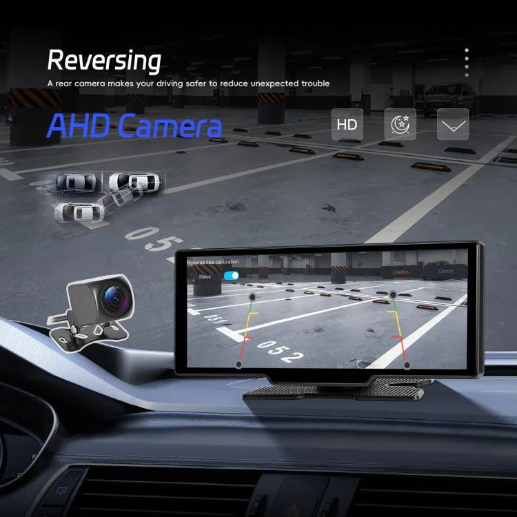مسجل سيارة بدقة 4K HD ملاح سيارة Carplay شاشة مركزية للسيارة، A4473