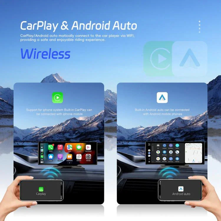 مسجل سيارة بدقة 4K HD ملاح سيارة Carplay شاشة مركزية للسيارة، A4473