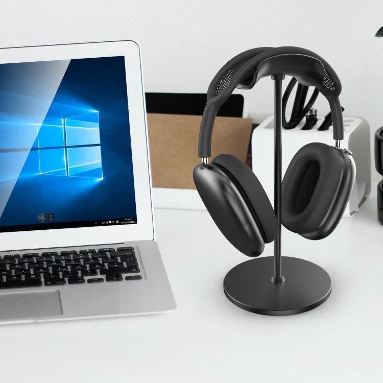 حامل سماعة رأس فردي AhaStyle WG120 من سبائك الألمنيوم مع قاعدة قابلة للفصل