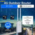 COMFAST Plery R702 راوتر لاسلكي خارجي 4G LTE مقاوم للماء IP66 يدعم شريحة SIM عالمية، قابس الاتحاد الأوروبي، قابس الولايات المتحدة، قابس المملكة المتحدة، قابس أستراليا