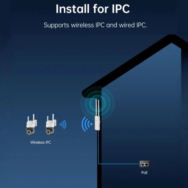 COMFAST Plery R702 راوتر لاسلكي خارجي 4G LTE مقاوم للماء IP66 يدعم شريحة SIM عالمية، قابس الاتحاد الأوروبي، قابس الولايات المتحدة، قابس المملكة المتحدة، قابس أستراليا