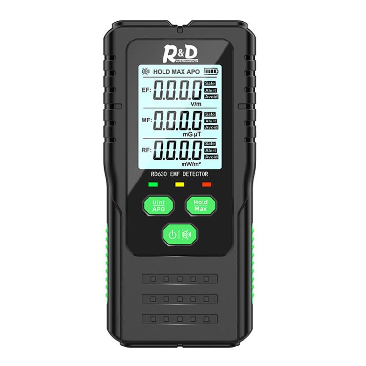 كاشف المجال الكهربائي والمغناطيسي ومجال الترددات الراديوية 3 في 1 من R&D INSTRUMENTS RD630، RD630