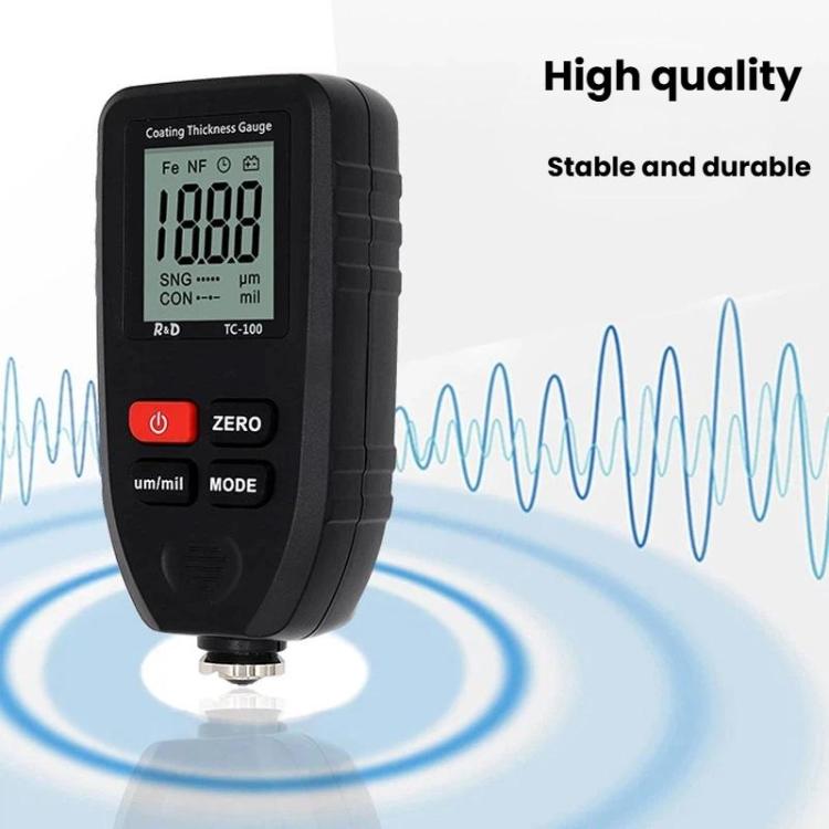 جهاز قياس سمك الطلاء عالي الدقة R&D INSTRUMENTS TC-100 لاختبار سمك فيلم طلاء السيارات، TC-100