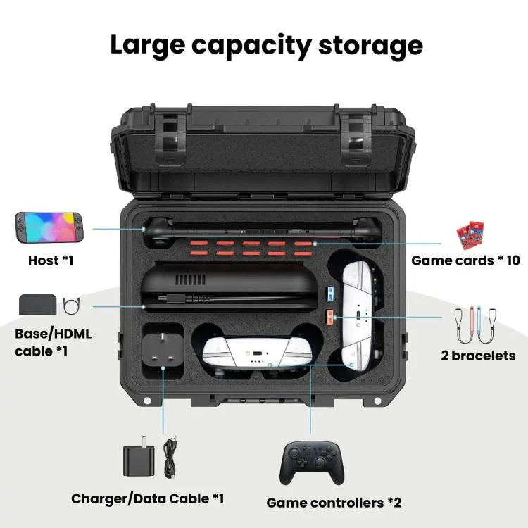 For Nintendo Switch 2 STARTRC GAMES Moisture-proof Waterproof Storage Box Explosion-proof Suitcase, No Shoulder Strap, Storage Box