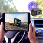 Wireless WIFI Magnetic Solar-powered Car Recorder Reversing HD Camera, F25