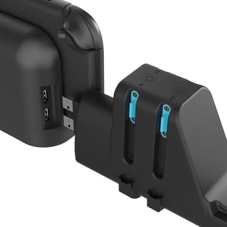 قاعدة شحن 10 في 1 من ipega لجهاز نينتندو سويتش 2 / وحدات تحكم Switch Joy-Con و Switch 2 Pro نسخة USB، PG-SW2187