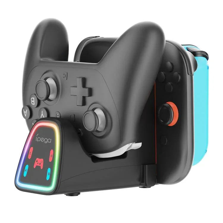 قاعدة شحن 9 في 1 من ipega لجهاز Nintendo Switch 2 / شحن Switch Joy-Con وPro Controller، PG-SW2196