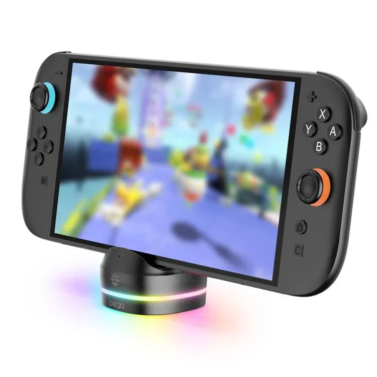 قاعدة شحن ipega مع تأثيرات إضاءة RGB لجهاز Nintendo Switch 2