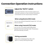 Bluetooth 5.4 Car AUX Music Audio Transmitter/Receiver, JS1