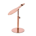 Stainless Steel Shoe Racks High-Heeled Shoe Display Stands, 140x50mm Mirror Finish Adjustable Foot, 140x50mm Rose Gold Adjustable Foot, 140x50mm Black Adjustable Foot, 140x50mm Titanium Adjustable Foot, Black Adjustable Foot, Square/Round Black