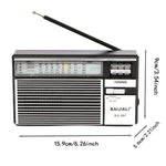 BAIJIALI BJL-667 FM AM SW Multi-Band Radio Portable Radio With Independent Knob, BAIJIALI BJL-667