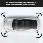 CTU040-1 2pcs Car Bumper Anti-Collision Strip Universal Trunk Anti-Scratch Protective Sticker, CTU040-1