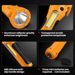 Multifunctional Emergency High-Intensity Magnetic COB Work Light with Car Safety Hammer