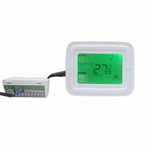 ثرموستات رقمي 220V بشاشة LCD كبيرة لوحدة تكييف الهواء FCU، T6861H2WB، T6861H2WG