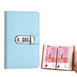 A6 Password Lock Cash Book 50-Page Large Capacity Waterproof Commemorative Banknote Album