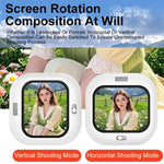 X3 Wired Smartphone Selfie Mirror Magnetic Rear Mounted Selfie Display, X3 Wired