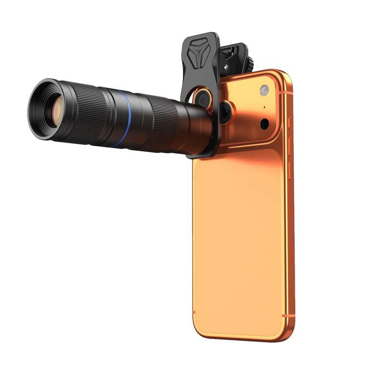 مجموعة عدسات تليفوتوغرافية APEXEL TeleZoom 5–10X لهواتف ذكية مع مشبك عالمي شامل، APL-T5-10X