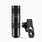 مجموعة عدسات تليفوتوغرافية APEXEL TeleZoom 5–10X لهواتف ذكية مع مشبك عالمي شامل، APL-T5-10X