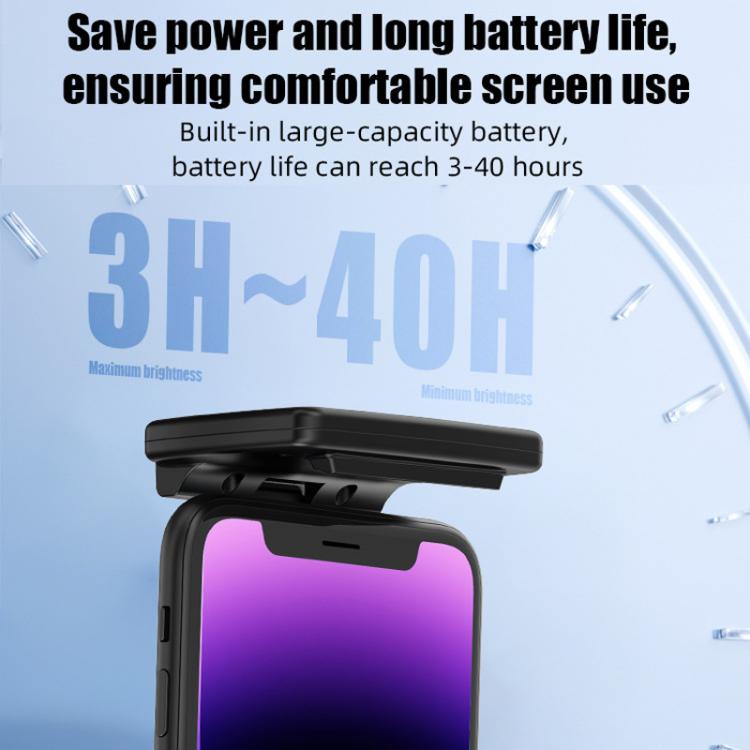 Portable Magnetic Mobile Phone Night Reading Eye Protection Lamp