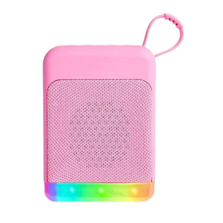 مكبر صوت بلوتوث صغير بطراز ريترو مع أضواء RGB وقارئ بطاقة TF ومنفذ U Disk للصوت المكتبي