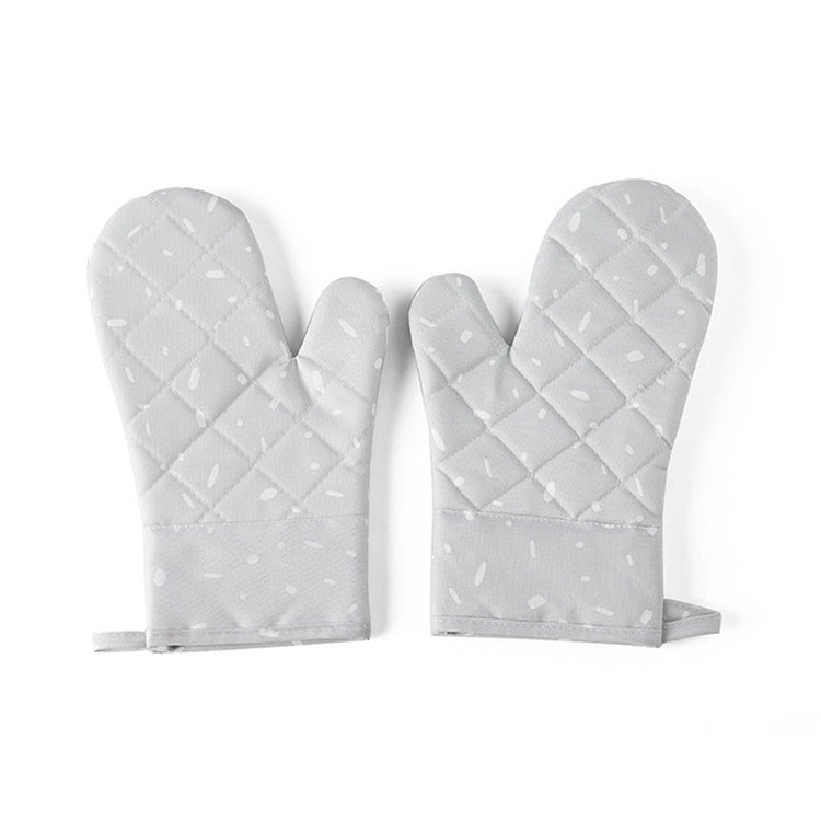 Kitchen Microwave Oven Thickened Silicone Heat-resistant Baking Special Insulation and Anti-scalding Gloves