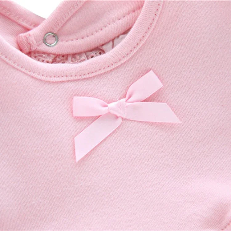 Newborn Lace Bow Baby Bibs Infant Saliva Towels