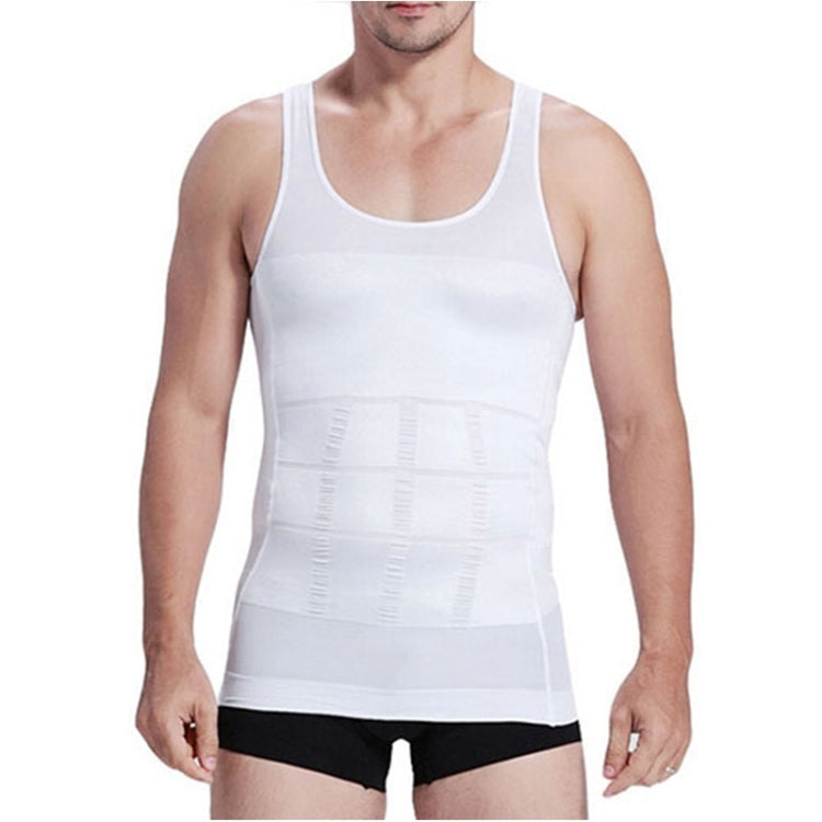 3PCS Men Slimming Body Shaper Vest Underwear, XXL, S, L, M, XL