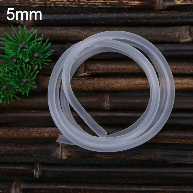 أنبوب مضخة أكسجين من السيليكون الناعم 4x6mm لحجر فقاعات الهواء خزان سمك احترافي فلتر مضخة هواء للبركة أنبوب تهوية، 5m، 10m