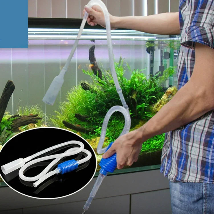 1.6m Simple Practical Siphon Suction Pipe Filter Aquarium Water Changer, Aquarium Water Changer