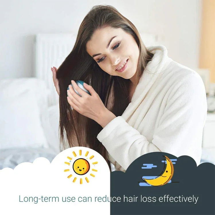 فرشاة شعر أيونية كهربائية محمولة مكواة فرد الشعر فرشاة مشط أيوني سلبي مضاد للكهرباء الساكنة تدليك فرشاة فرد شعر صغيرة، وردي، أخضر
