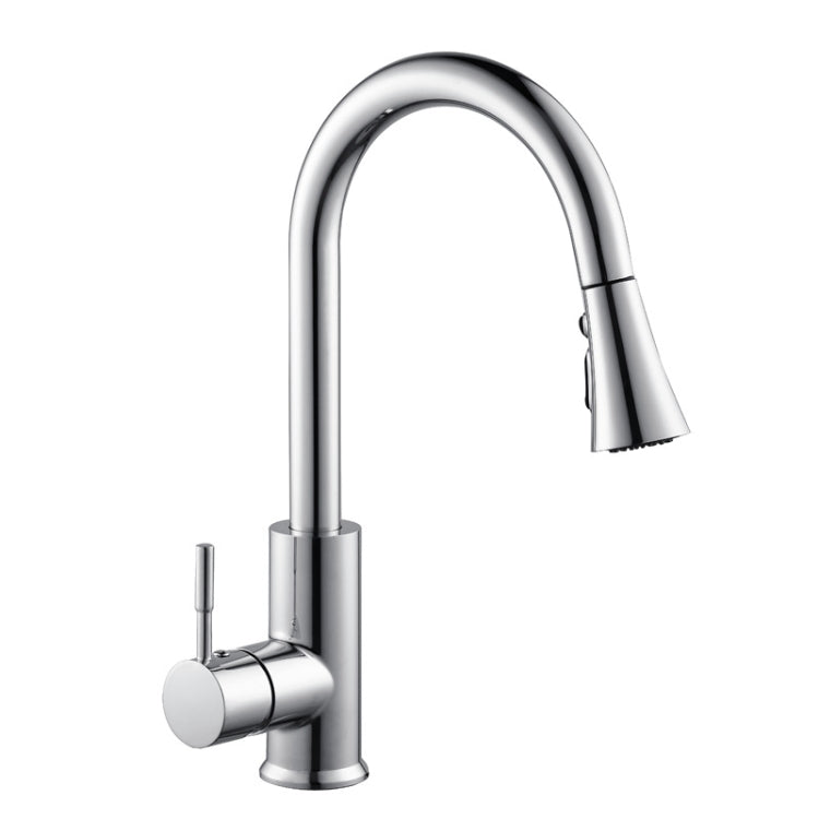 Kitchen Horn Button Switch Pausable Faucet Sprinkler Water Saving Nozzle Sprayer Filter, Plating CP, Drawing BN