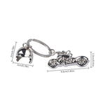 Classic 3D Simulation Model Of Motorcycle Motorcycle Helmet Charms Creation Alloy Key Chain Key Holder Car Key, Motorcycle Shape