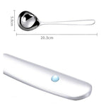 Stainless Steel Sauce Spoon Creative Big Head Long Handle Spoon, Gold, Rose Gold, Colorful