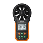 جهاز قياس سرعة الرياح وحجم الهواء الرقمي عالي الدقة PEAKMETER، MS6252A سرعة الرياح، حجم الهواء، MS6252B درجة الحرارة، الرطوبة، USB