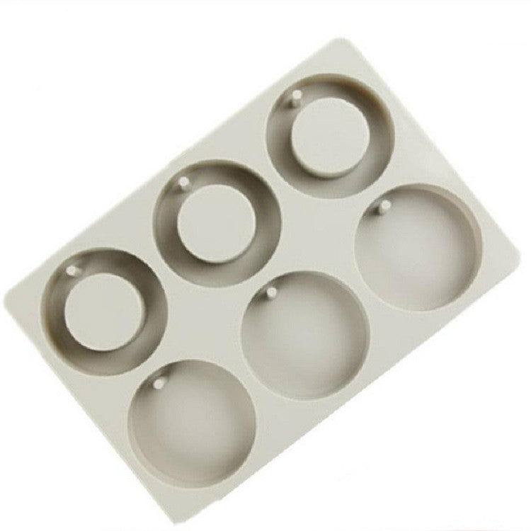 Aromatherapy Wax Handmade Soap Silicone Mold, Six Grid Rectangle, Three Rectangle Three Oval, Six Lattice Rhombus, Three  Round Three Ring, Six Lattice Round Key