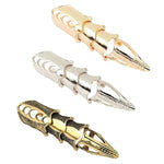 Vintage Punk Silver Cool Pointed Long Joint Ring, Gold, Bronze, Silver, Ancient Gold