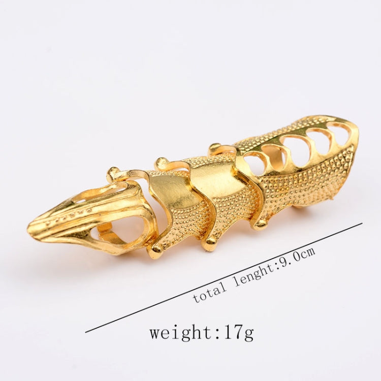 Vintage Punk Silver Cool Pointed Long Joint Ring, Gold, Bronze, Silver, Ancient Gold