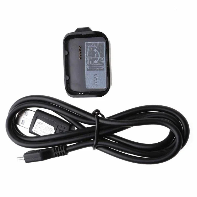 قاعدة شحن لسامسونج Gear 2 R380 مع كابل USB (أسود)