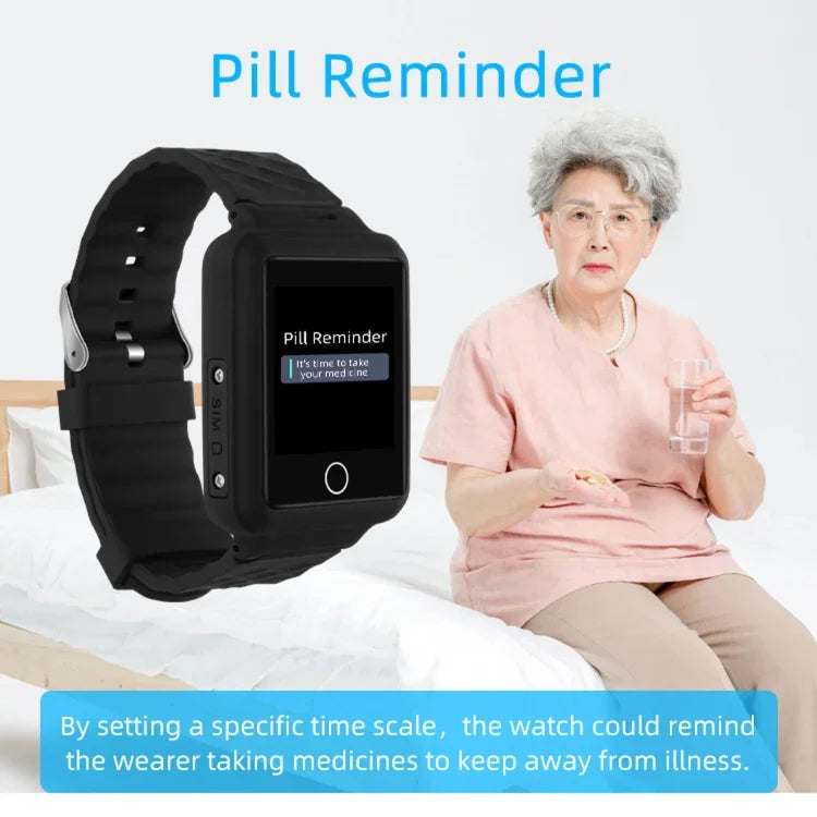 REACHFAR RF-V46-A GPS Smart Tracker WatchBand, Support SOS / Camera / Health Management / 4G LTE / Blood Pressure / Heart Rate, For Asia / Europe / Africa / Australia, RF-V46-A