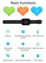 REACHFAR RF-V46-A GPS Smart Tracker WatchBand, Support SOS / Camera / Health Management / 4G LTE / Blood Pressure / Heart Rate, For Asia / Europe / Africa / Australia, RF-V46-A