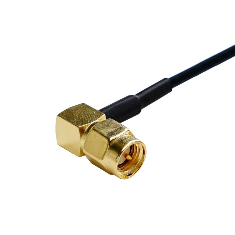 محول كابل RG174 20 سم SMA أنثى زاوية إلى Fakra Z أنثى