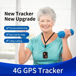 جهاز تعقب GPS مع زر SOS للطوارئ مقاوم للماء IP67 نمط V51 B يدعم 4G LTE و3G و2G GSM لكبار السن لأمريكا الشمالية/الجنوبية، نمط V51 B