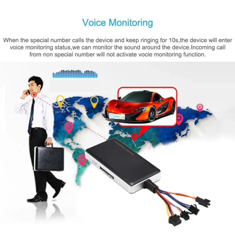 جهاز تعقب GSM / GPS للسيارات والشاحنات GT06N، GT06N
