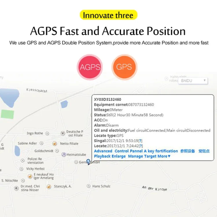 جهاز تتبع سيارات وشاحنات TK108 2G 4PIN في الوقت الحقيقي، يدعم GSM GPRS GPS وAGPS مع مرحل وبطارية، 4PIN